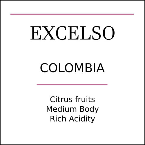 Colombia Excelso Medium Roast - Pebble & Pine Coffee
