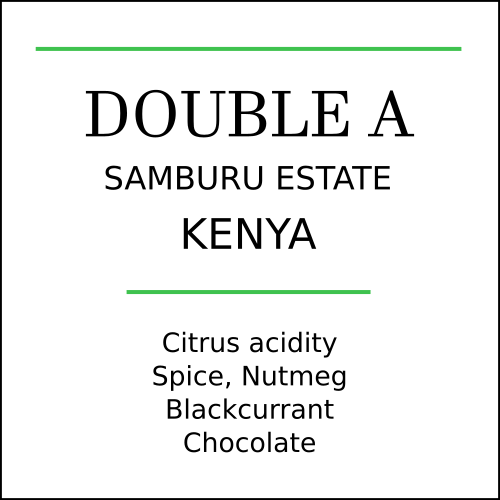 Kenya AA Samburu Medium Roast - Pebble & Pine Coffee
