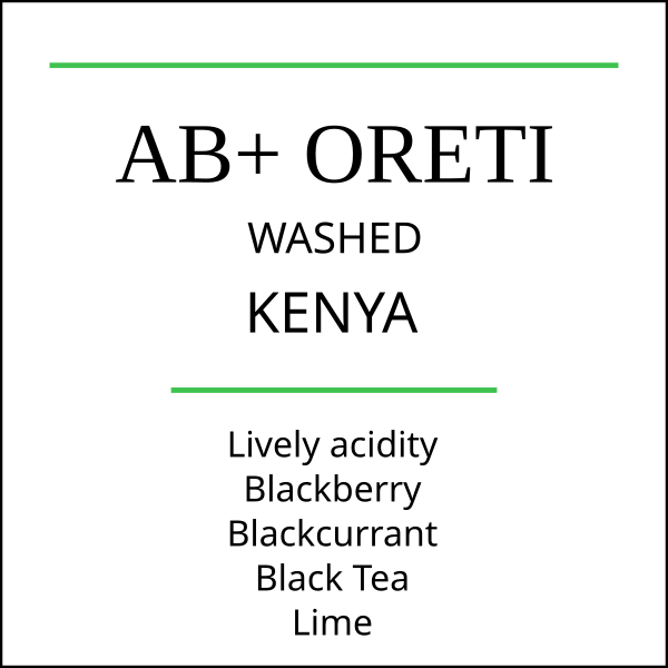 Kenya AB+ Oreti Light-Medium Roast