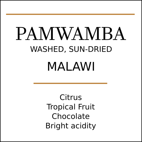 Malawi Pamwamba Coffee Beans - Pebble & Pine Coffee