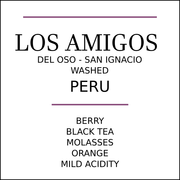 Peru Los Amigos Del Oso Dark Roast