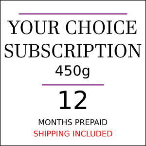 Your Choice Prepaid - 450g - 12mth - Pebble & Pine Coffee
