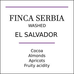 El Salvador SHG Finca Serbia Medium Roast - Pebble & Pine Coffee