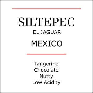 Mexico Siltepec El Jaguar Coffee Beans