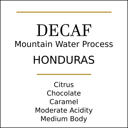 Honduras Decaf Medium Roast