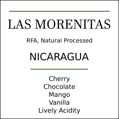 Nicaragua Las Morenitas Medium Roast