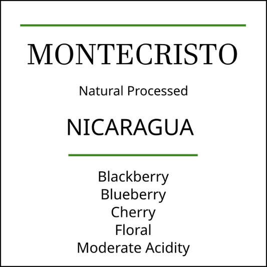 Product image for the Nicaragua Montecristo coffee