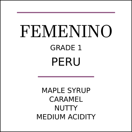 Peru Cafe Femenino Dark Roast - Pebble & Pine Coffee