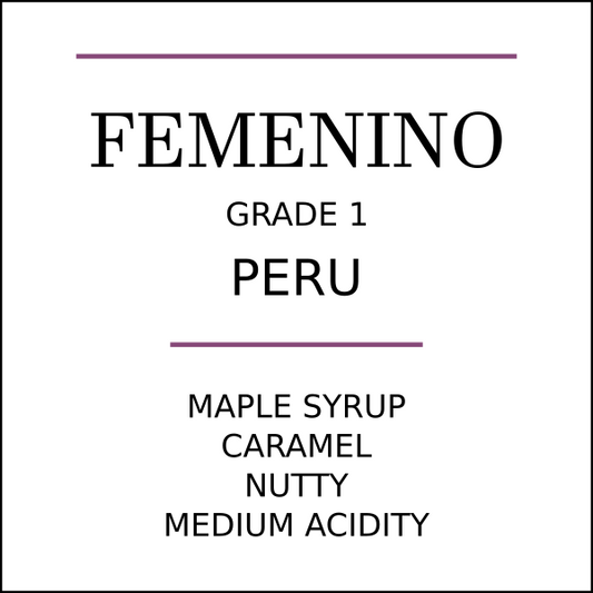 Peru Cafe Femenino Dark Roast