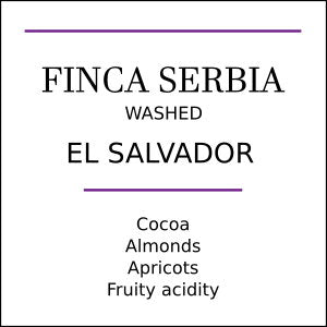 El Salvador Finca Serbia Medium Roast Coffee Beans