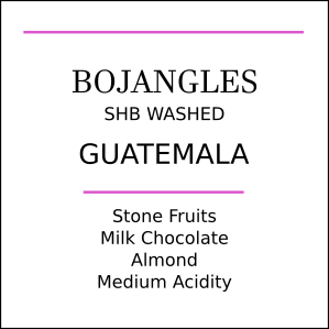 Guatemala Bojangles Coffee