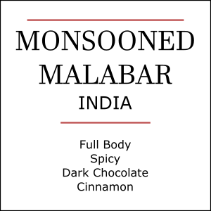 India Monsoon Malabar Medium/Dark Roast - Pebble & Pine Coffee
